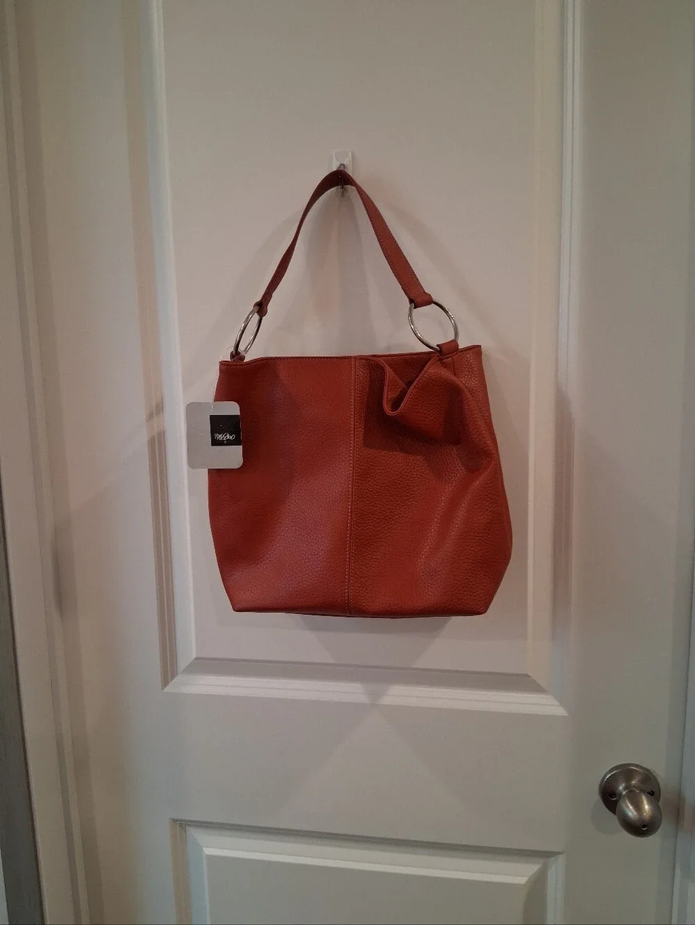 Mossimo  Rust-Tone Pebbled Shoulder  Bag